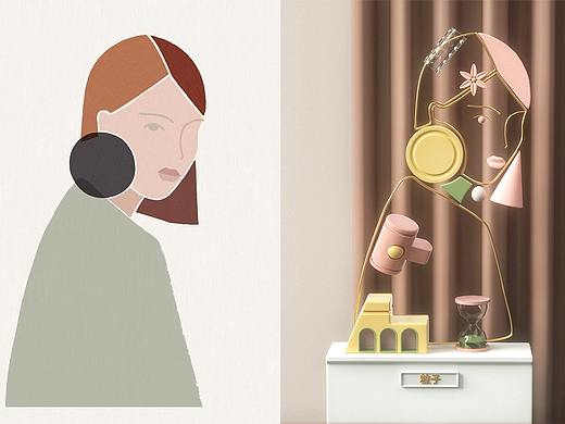 01 小元素建模（个人主页-ZNDkzMDcwMzY=） - 其他三维 - 站酷设计师荒绘原创素材 - 站酷ZCOOL