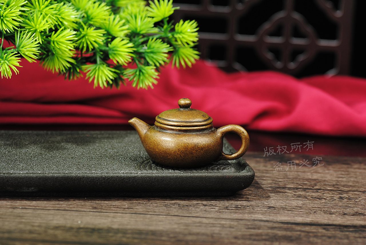 铜器茶壶工艺品铜器