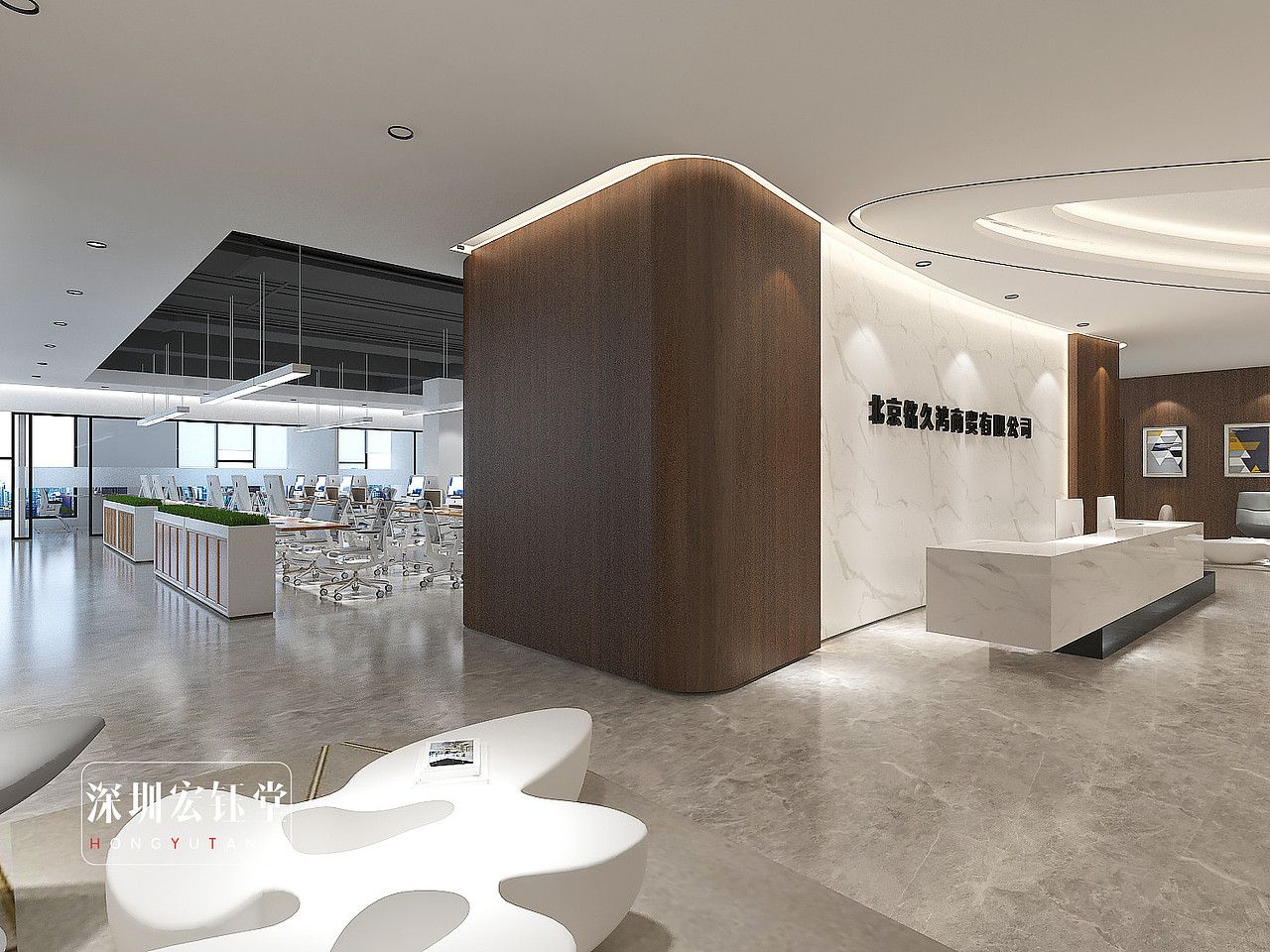 鄭州辦公樓裝修公司-中興產業(yè)園新中式辦公樓裝修設計（圖ZMjA0ODQxODQw） - 家裝設計 - 站酷設計師辦公裝修設計公司原創(chuàng)素材 - 站酷ZCOOL