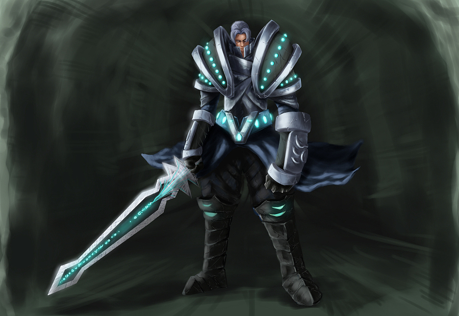 盖伦|插画|概念设定|悠闲曲 - 原创作品 - 站酷 (zcool)