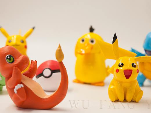 「精灵宝可梦：大侦探皮卡丘」3D打印宠物小精灵