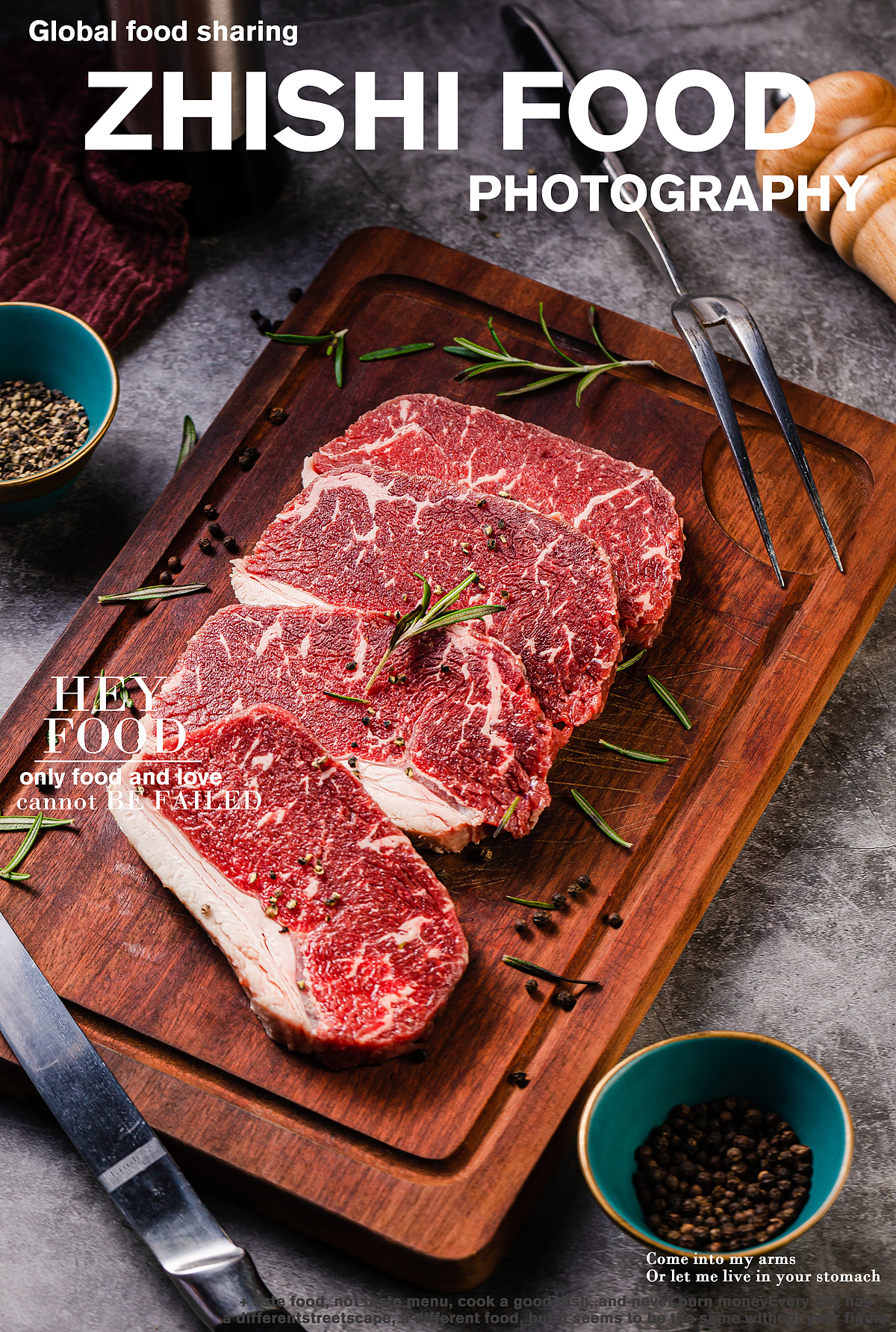 牛肉的聚会|牛排拍摄（图ZMjI4NDg4MzM2） - 产品摄影 - 站酷设计师知食美食摄影吴蔚原创素材 - 站酷ZCOOL