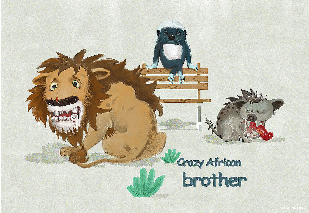 Crazy  African  brother 