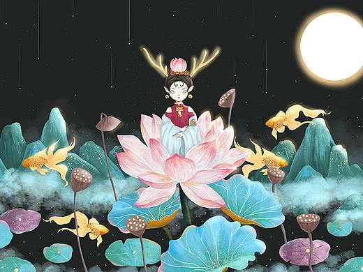 无尘之境-莲（个人主页-ZNTYzNzA5MTY=） - 创作习作 - 站酷设计师荔枝小雪人9原创素材 - 站酷ZCOOL