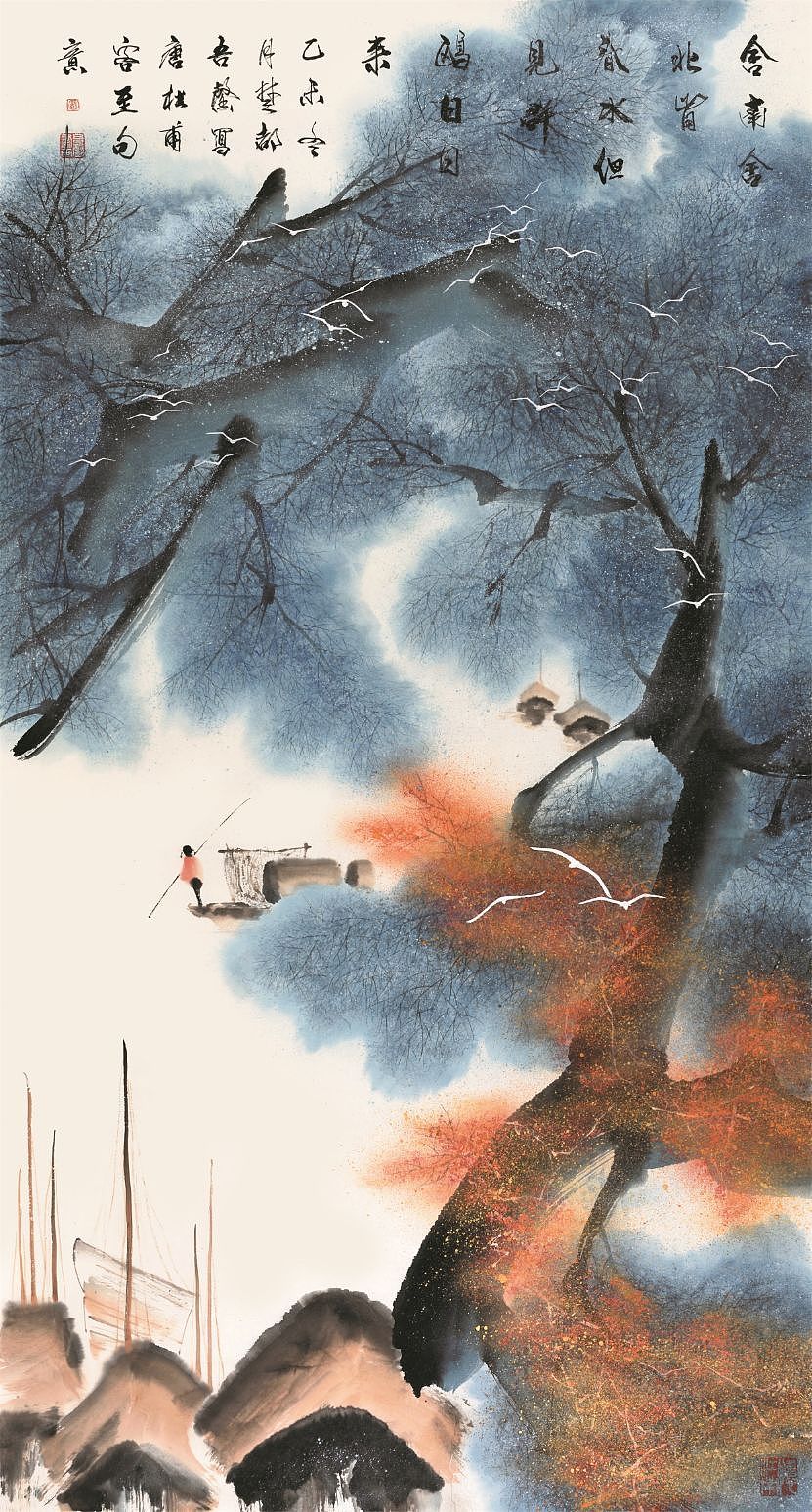 戴吾馨中堂作品选（图ZMzI2ODc2NzA0） - 绘画 - 站酷设计师国画戴吾馨原创素材 - 站酷ZCOOL