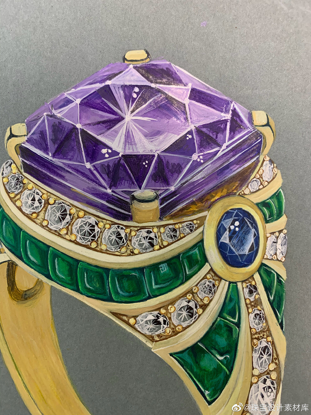 戒指照片写生（图ZMjAzMjM4NDA4） - 生活用品 - 站酷设计师陈美丽啊原创素材 - 站酷ZCOOL