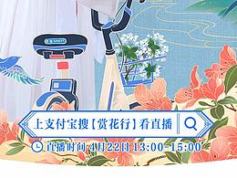 支付宝《赏花行》Social海报
