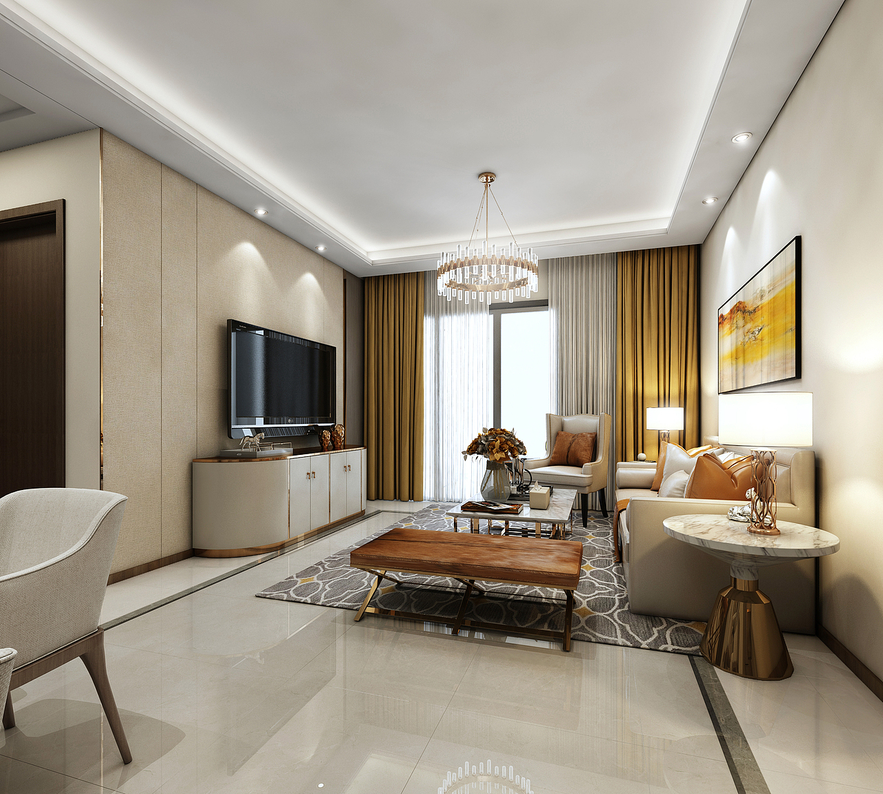 广汇御园 精装房（图ZMTE3MTIwMTk2） - 家装设计 - 站酷设计师多维设计事务所原创素材 - 站酷ZCOOL