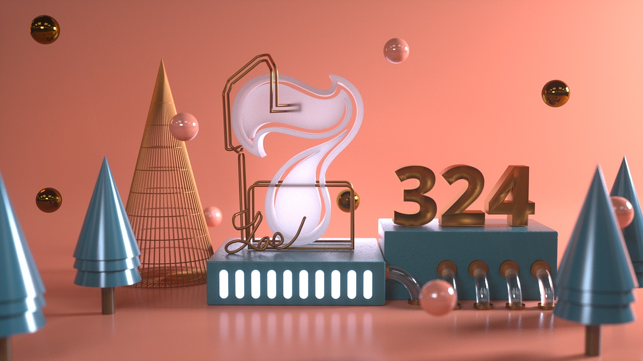 個人c4d學習（图ZMjAyMzc2NzE2） - 场景 - 站酷设计师Jackie_Yip原创素材 - 站酷ZCOOL