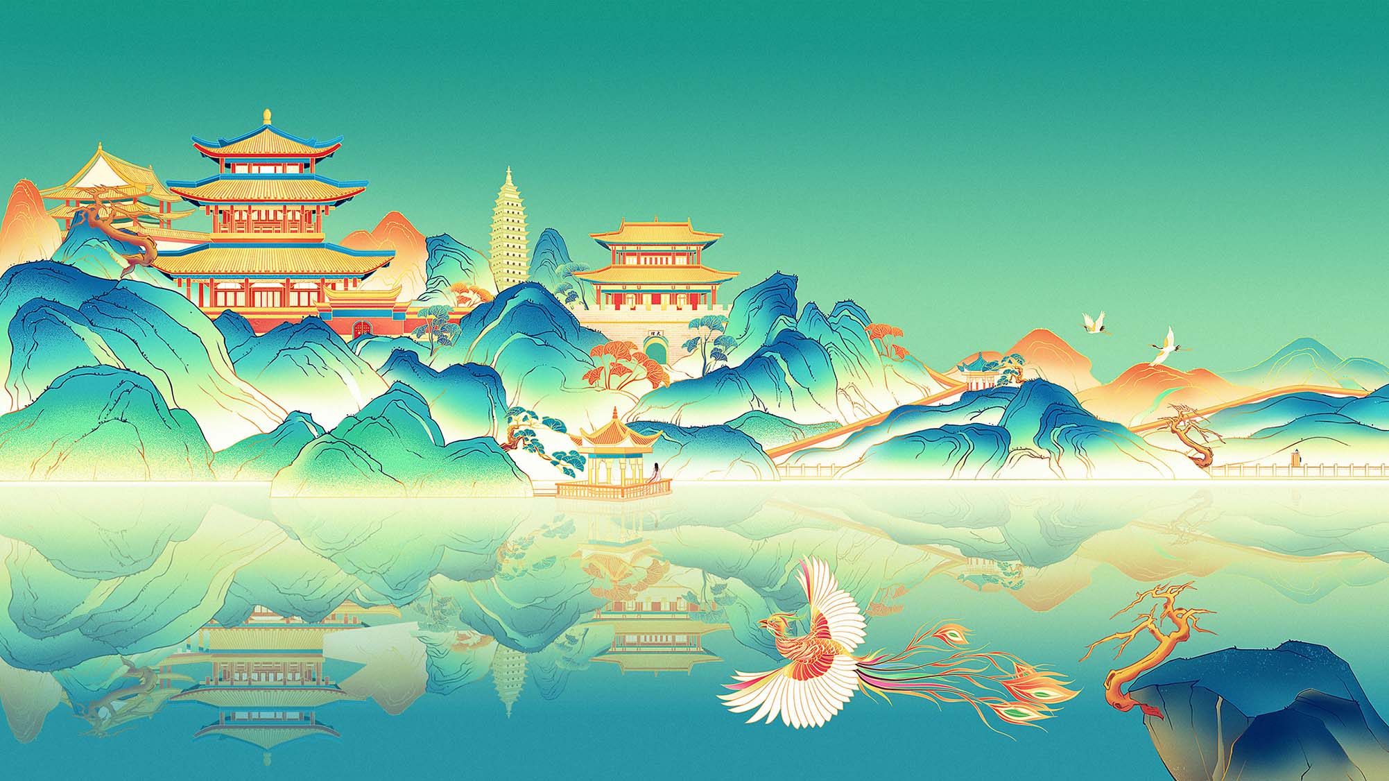 一叶插画的个人主页（背景预览） - 主页背景设置 - 站酷设计师一叶插画原创素材 - 站酷ZCOOL