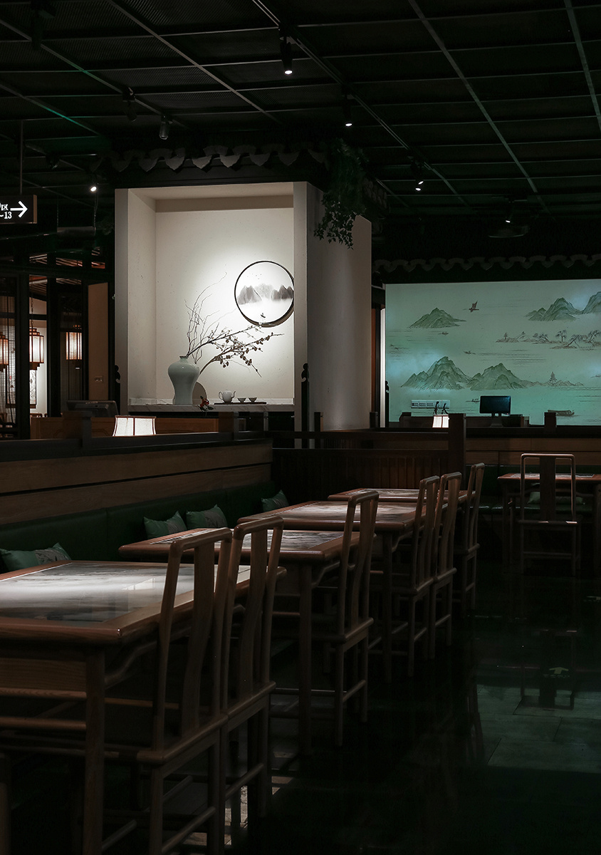 【室内空间摄影】绿茶.上海龙之梦店
