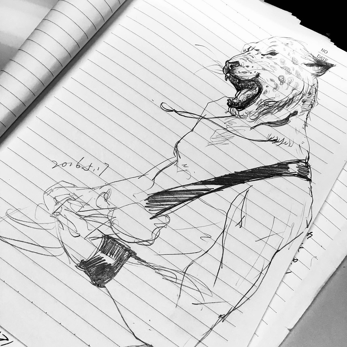 条纹本上的五分钟专注