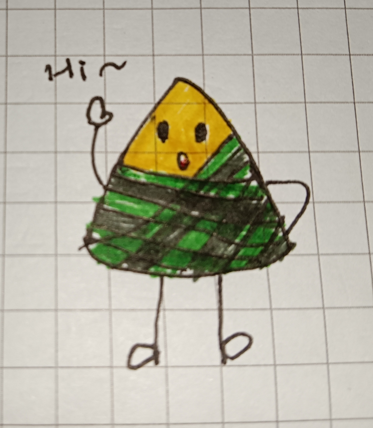 手绘小粽子——呆呆♡（图ZMzcwODk0MjY0） - 儿童插画 - 站酷设计师山河墨染云原创素材 - 站酷ZCOOL