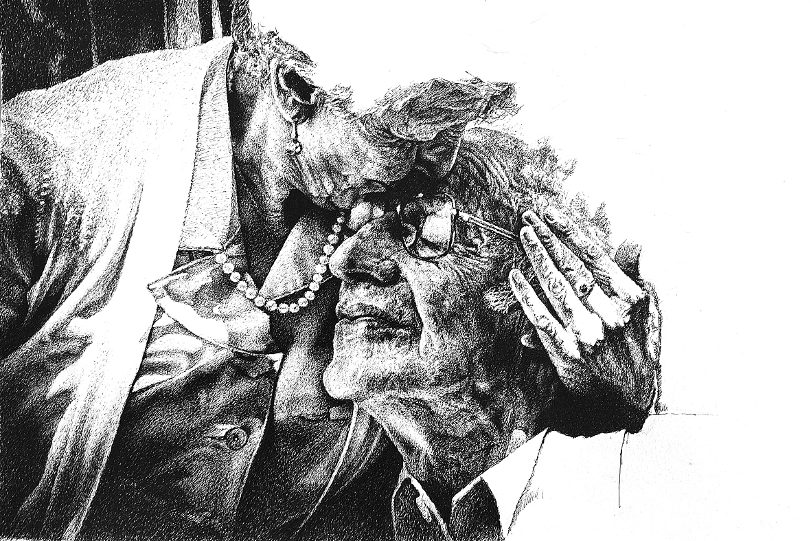 王劲松钢笔画