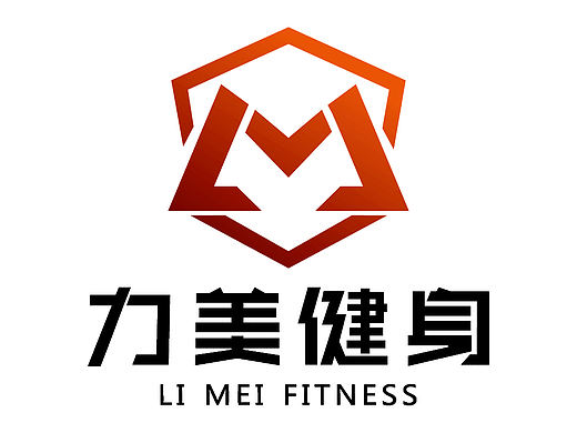 塑形健身房健身馆商标志logo设计