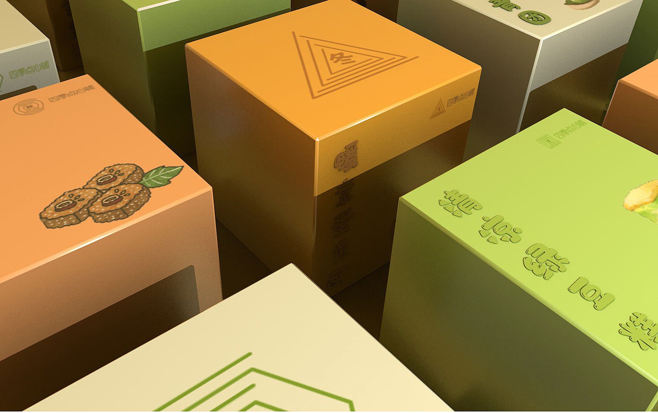 四季点心铺点心礼盒包装设计（图ZMjcwOTA4OTY4） - 包装 - 站酷设计师黑蚊子多DOOR原创素材 - 站酷ZCOOL
