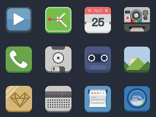 小图标&扁平化（个人主页-ZMjcxNDc2NDg=） - 其他UI - 站酷设计师轻点设计工作室原创素材 - 站酷ZCOOL