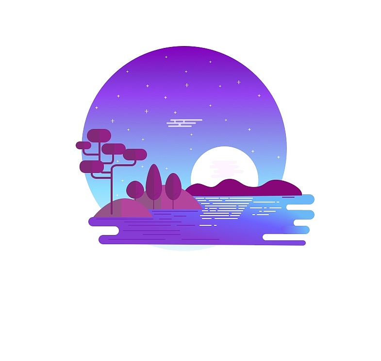夜空（图ZNjE3MDY1MzY=） - 主题/皮肤 - 站酷设计师奶油胖子原创素材 - 站酷ZCOOL