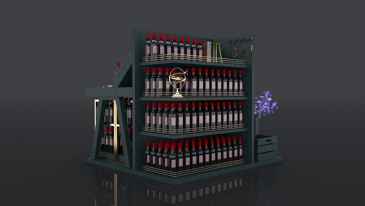 葡萄酒展柜展架