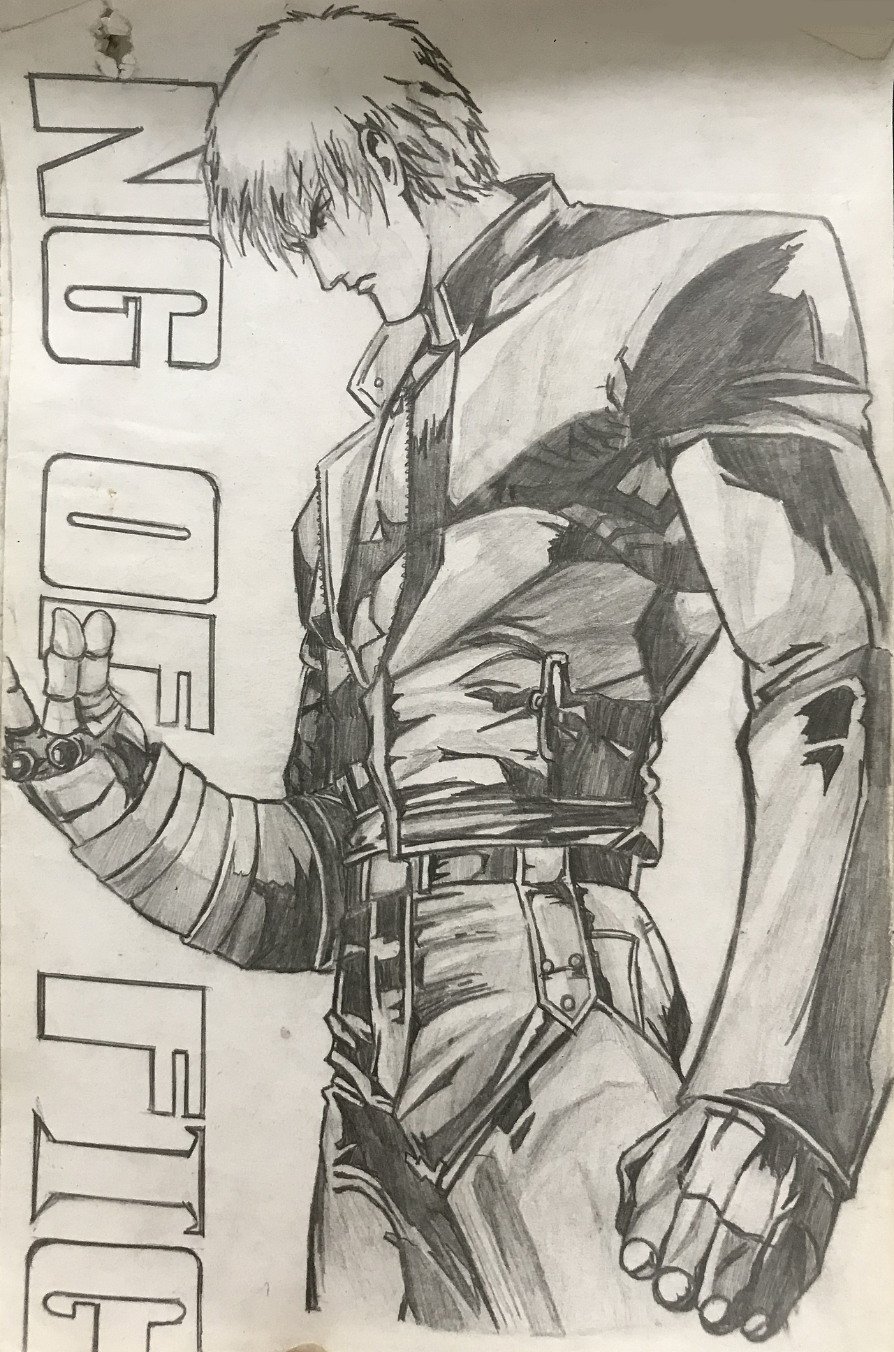 拳皇系列-水粉手绘临摹