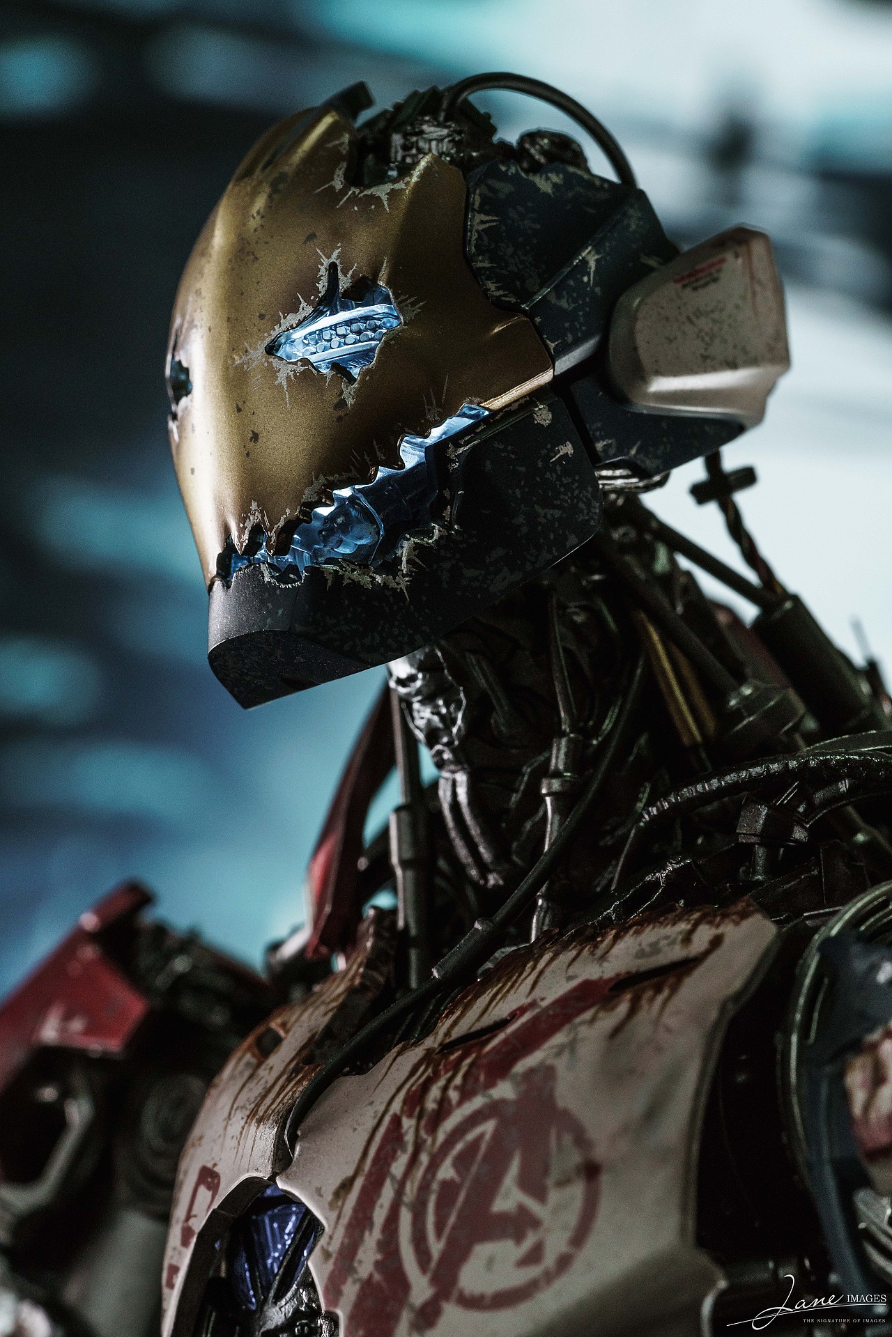 【玩具摄影】hottoys 复仇者联盟2 奥创mk1 钢铁侠