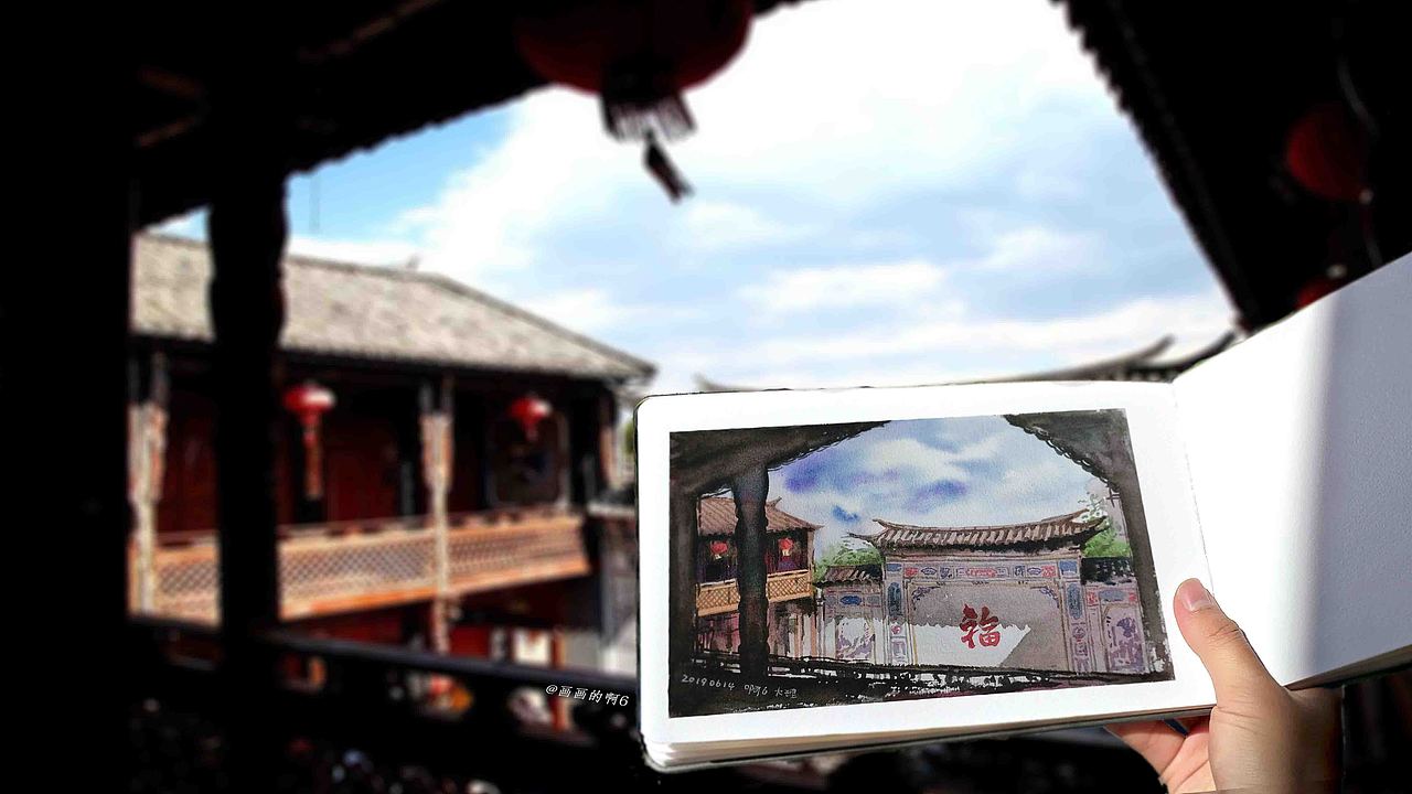 云南水彩写生作品（图ZMTY4MDk2OTI4） - 绘画 - 站酷设计师Z76110765原创素材 - 站酷ZCOOL