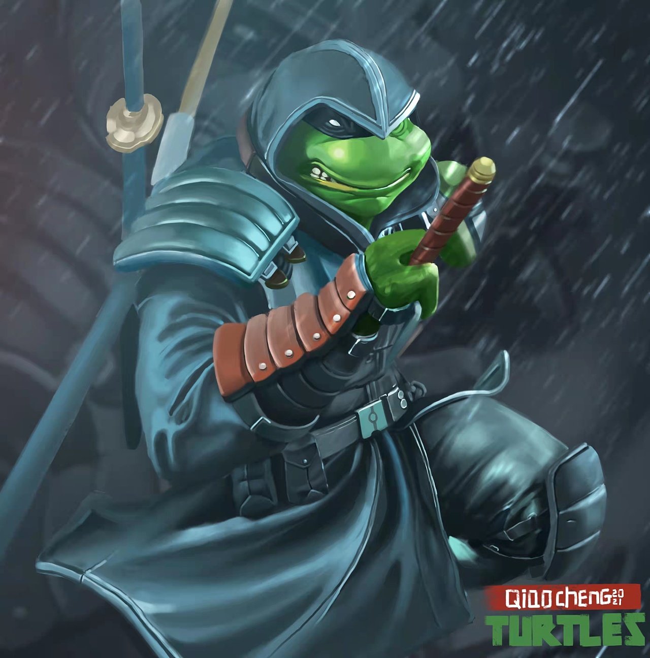 忍者神龟|插画|创作习作|臭娟她爸 - 原创作品 - 站酷 (zcool)