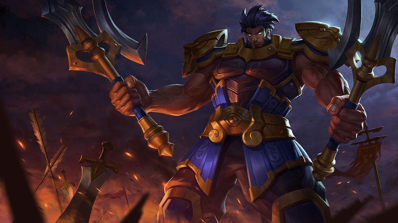 15年做的网易项目《英雄三国》角色宣传图