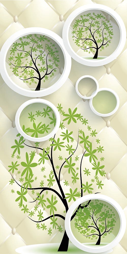 2022小清新香格里拉定制（图ZMjkwNzI5NTI0） - 商业插画 - 站酷设计师窗帘图库原创素材 - 站酷ZCOOL