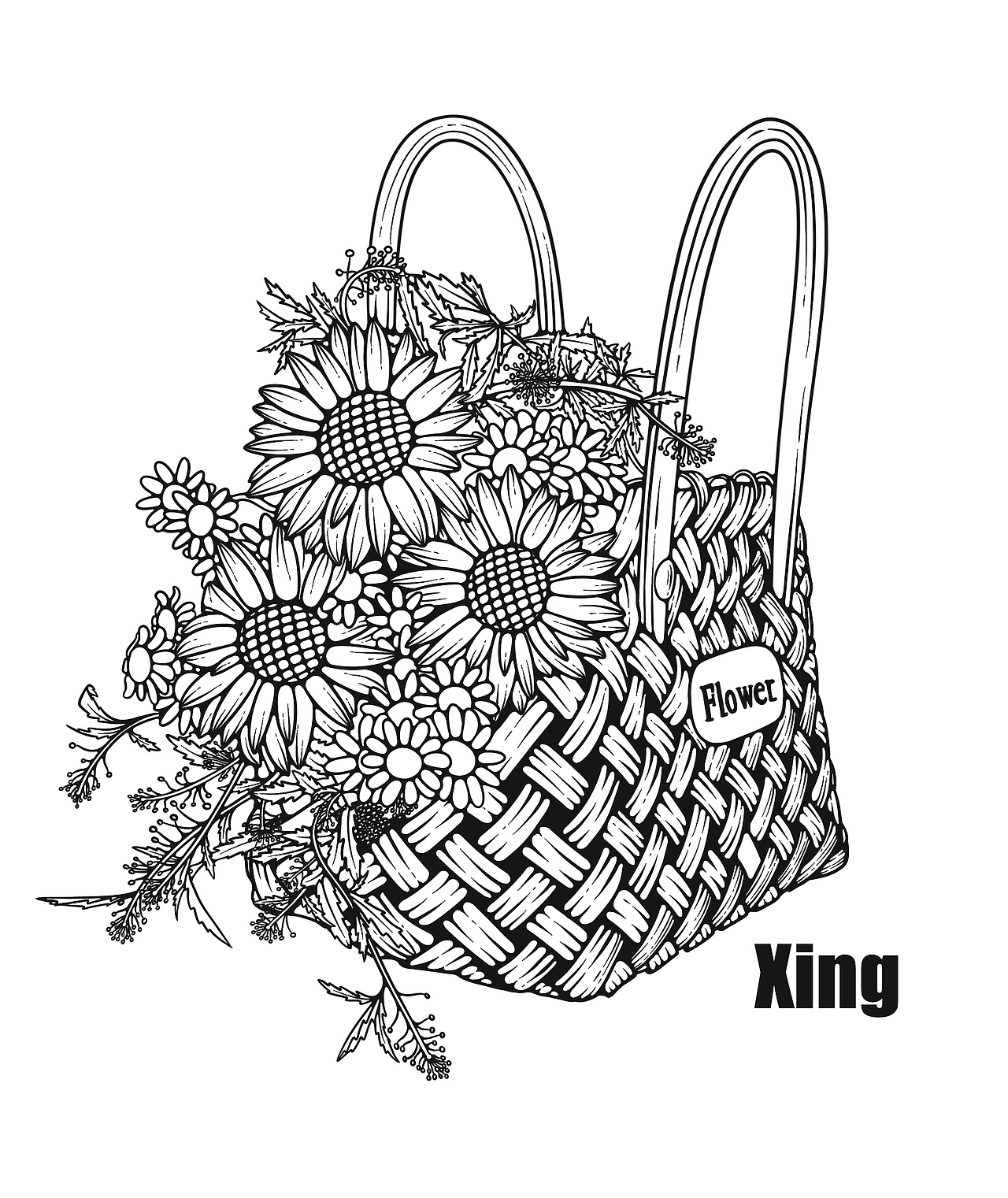 黑白线稿合集（图ZMzczMTM1Mjg0） - 商业插画 - 站酷设计师星星绘画铺原创素材 - 站酷ZCOOL