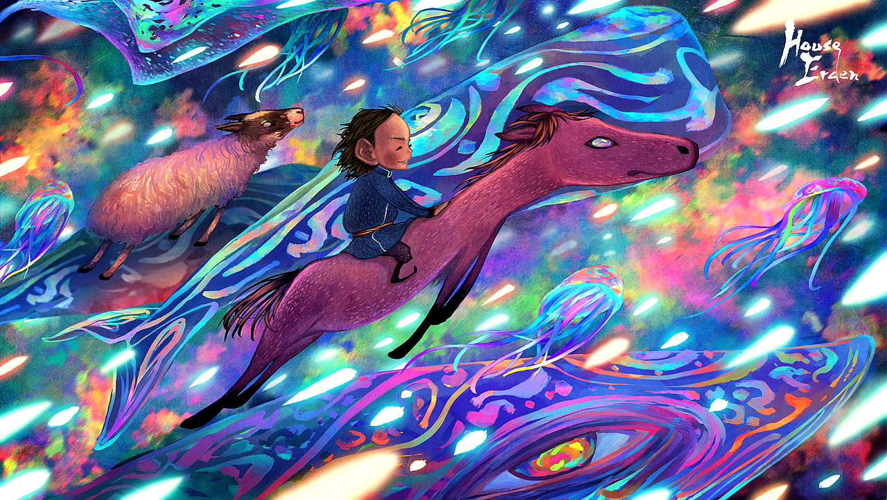 绘本《HouseEredn星野》1P-5P（图ZNjE5MTI3MDA=） - 商业插画 - 站酷设计师HouseErden原创素材 - 站酷ZCOOL