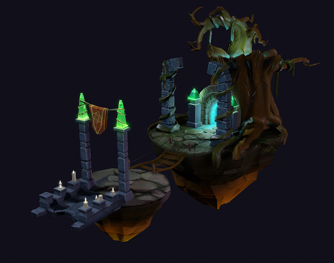 游戲3D場(chǎng)景原畫（圖ZMjI2MTU4MjY4） - 場(chǎng)景 - 站酷設(shè)計(jì)師xiaoyunzhang原創(chuàng)素材 - 站酷ZCOOL