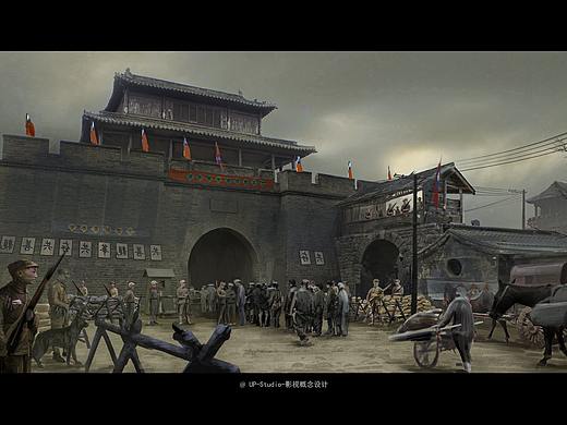 UP STUDIO 影视概念设计班民国题材学生气氛图作品
