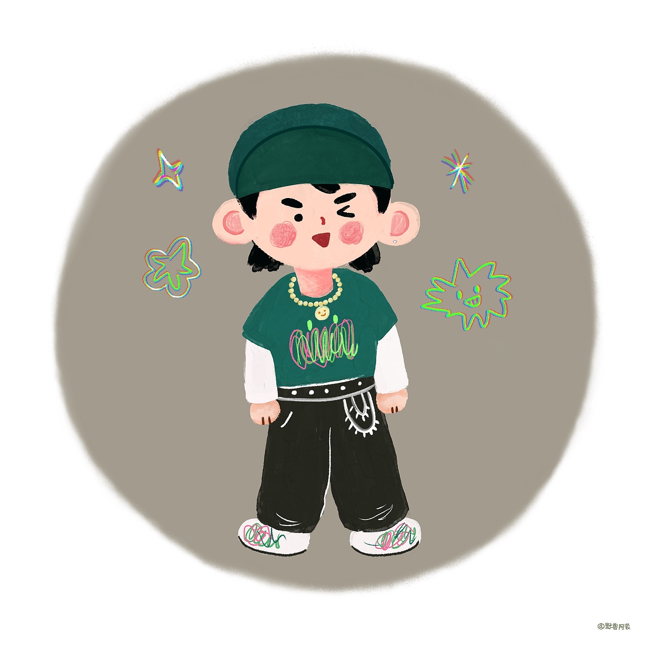 快来认领你的小可爱吧（图ZMjQ2OTI0NzU2） - 艺术插画 - 站酷设计师野兽阿蒙原创素材 - 站酷ZCOOL