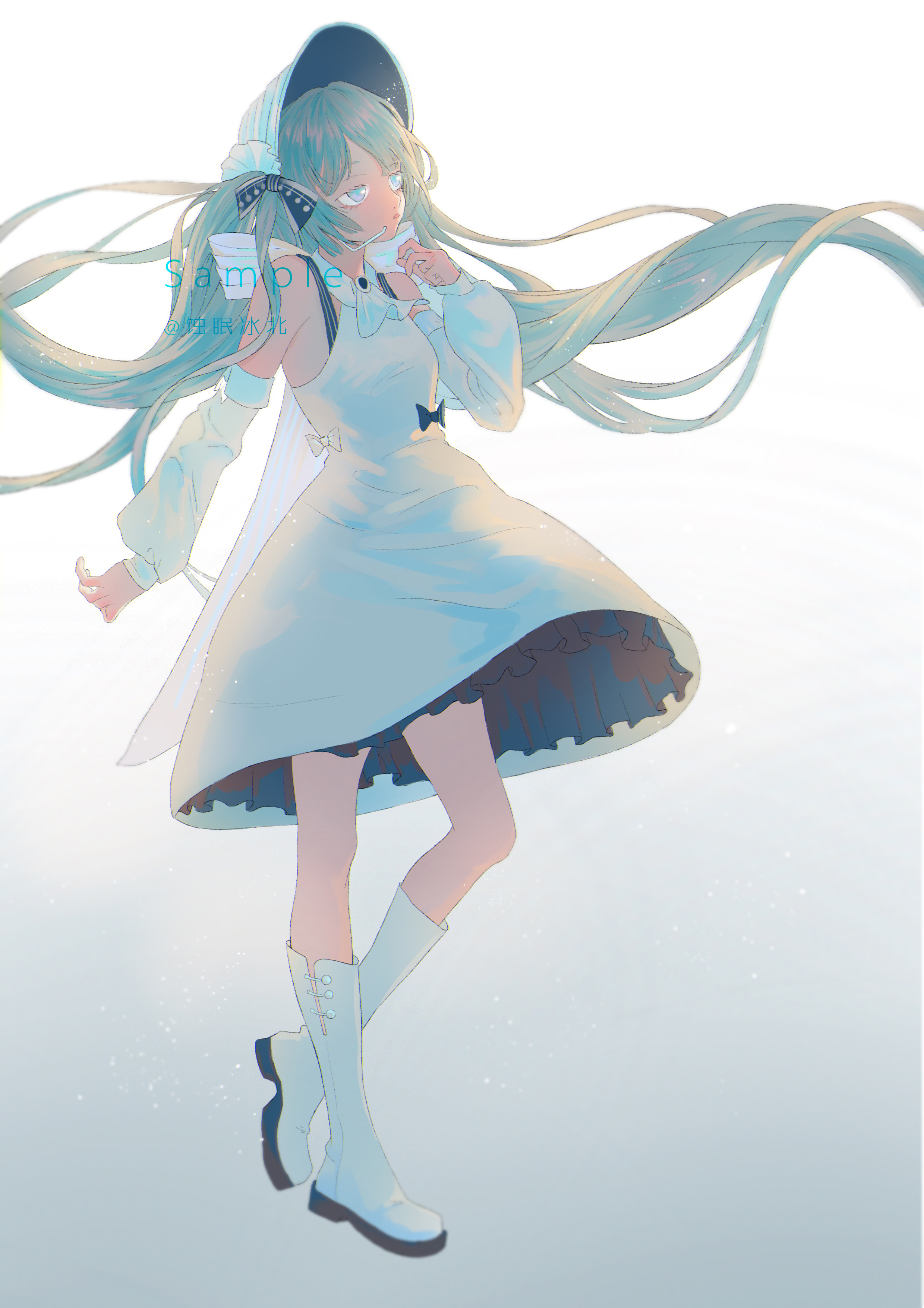 初音未来 雪miku 5号 应援图