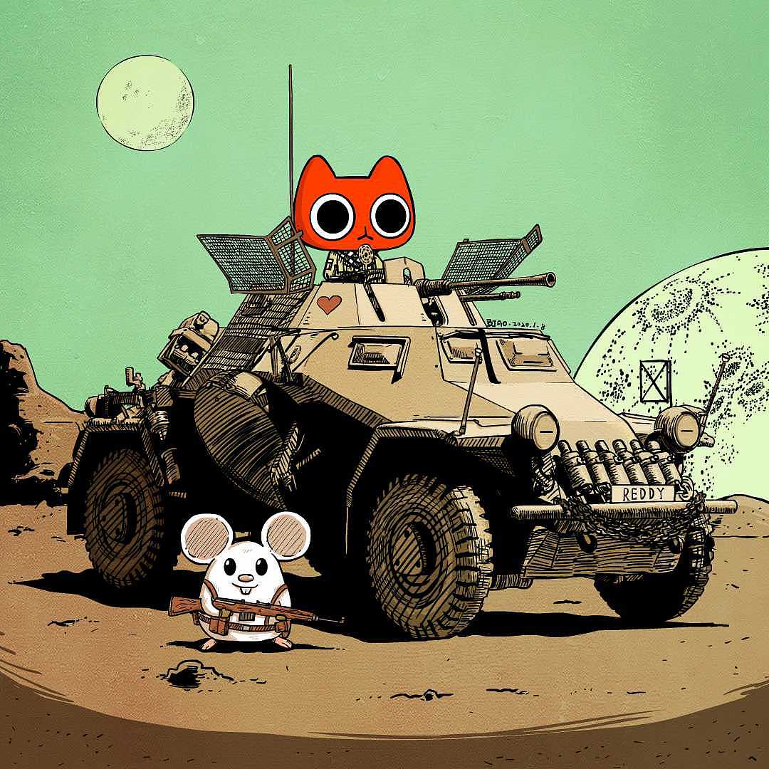 kfz.222装甲车|插画|创作习作|bjao_原创作品-站酷zcool