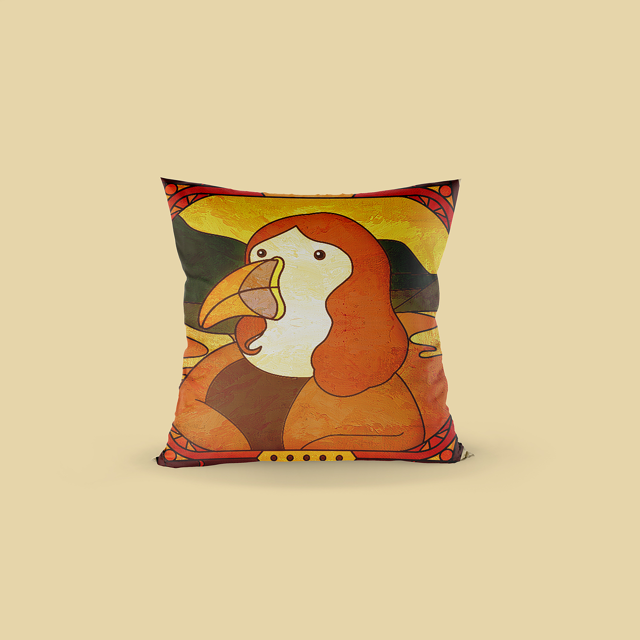 IP形象设计——北欧海鹦的名画演绎（图ZMjEwODAzOTEy） - IP形象 - 站酷设计师Carrie胡嘉俐原创素材 - 站酷ZCOOL