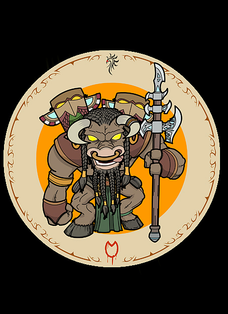 魔兽人物 牛头人酋长 凯恩.血蹄