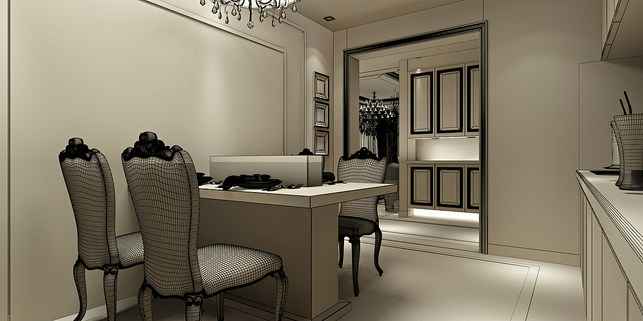 怀仁133平样板房设计