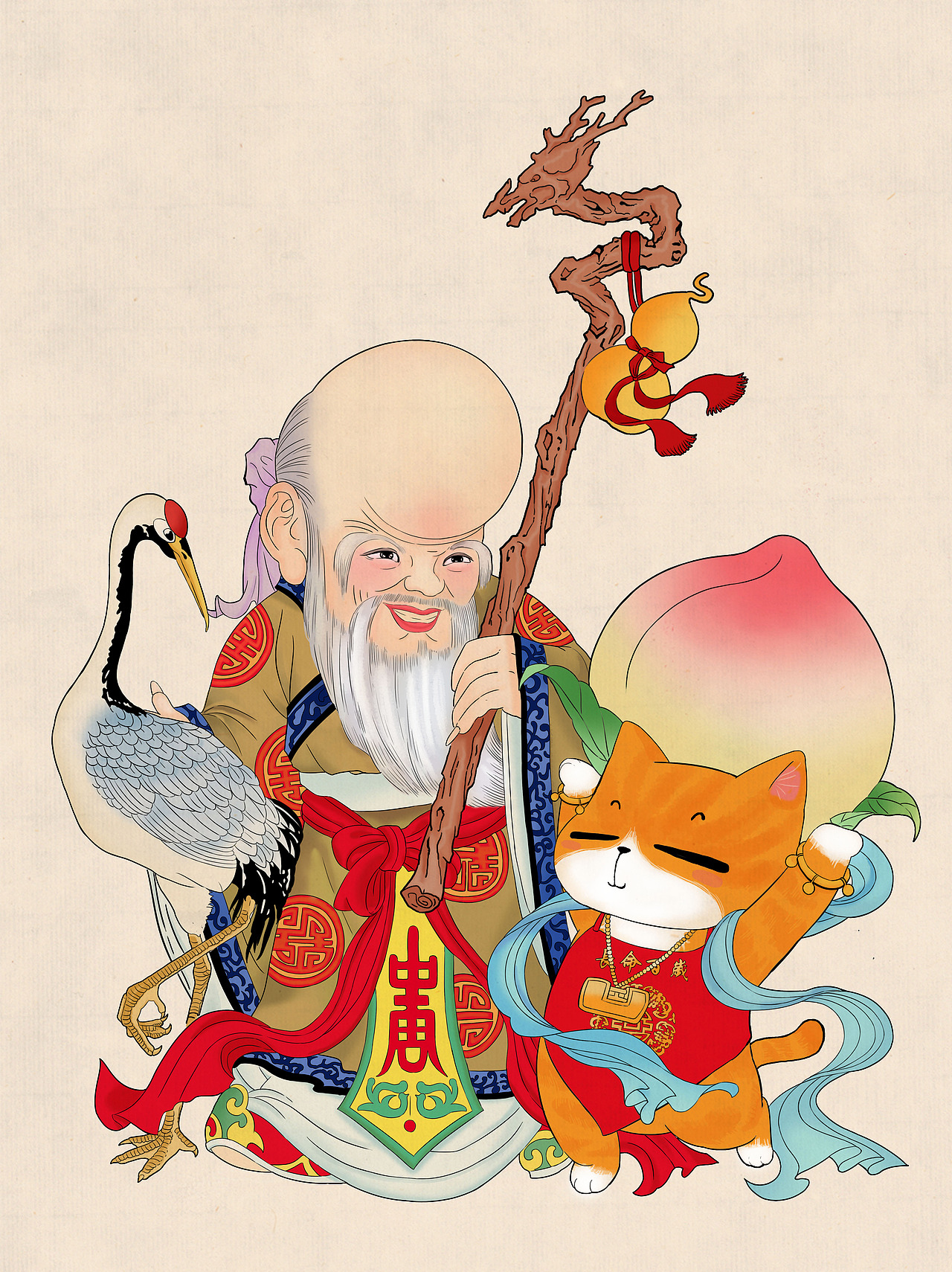 喵肥家旺卡通年画合集