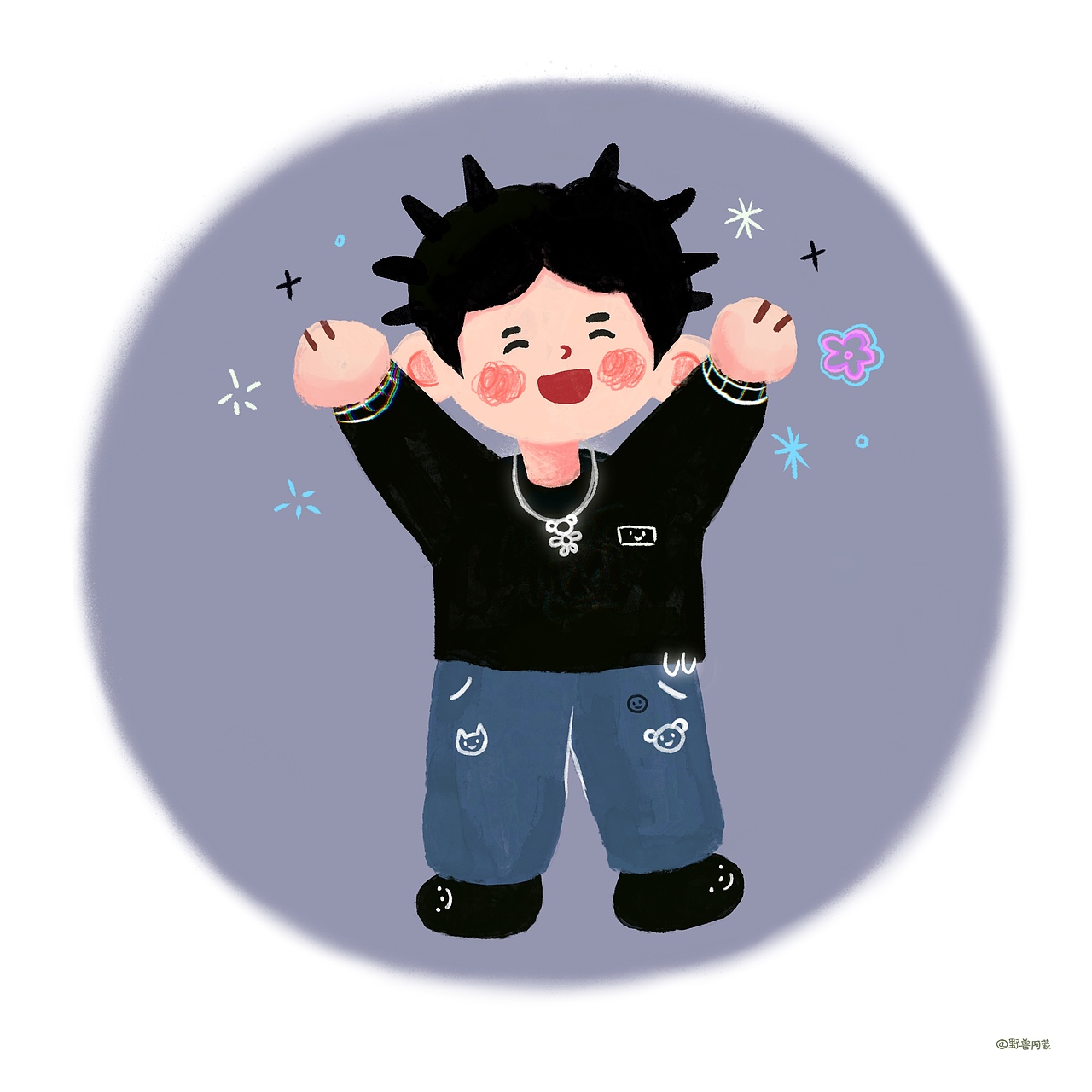 快来认领你的小可爱吧（图ZMjQ2OTI0NzY0） - 艺术插画 - 站酷设计师野兽阿蒙原创素材 - 站酷ZCOOL