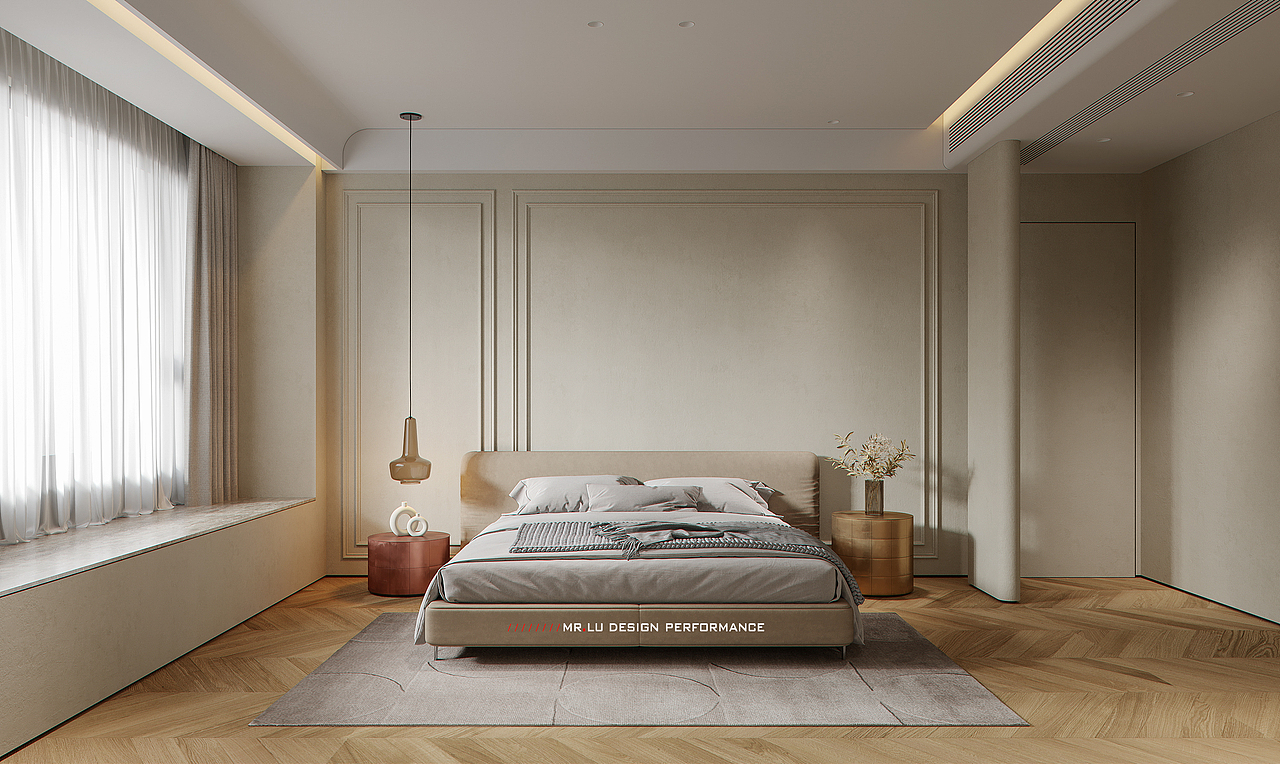 现代复古混搭风格效果图表现