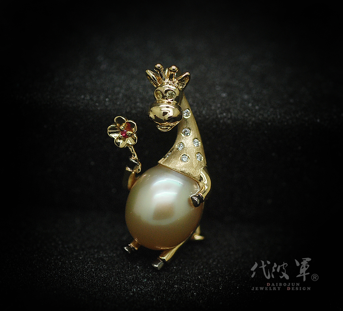 异形珍珠/艺术首饰《童趣》创作过程（图ZMTI4NjY1MTI0） - 首饰设计 - 站酷设计师代波军艺术珠宝原创素材 - 站酷ZCOOL