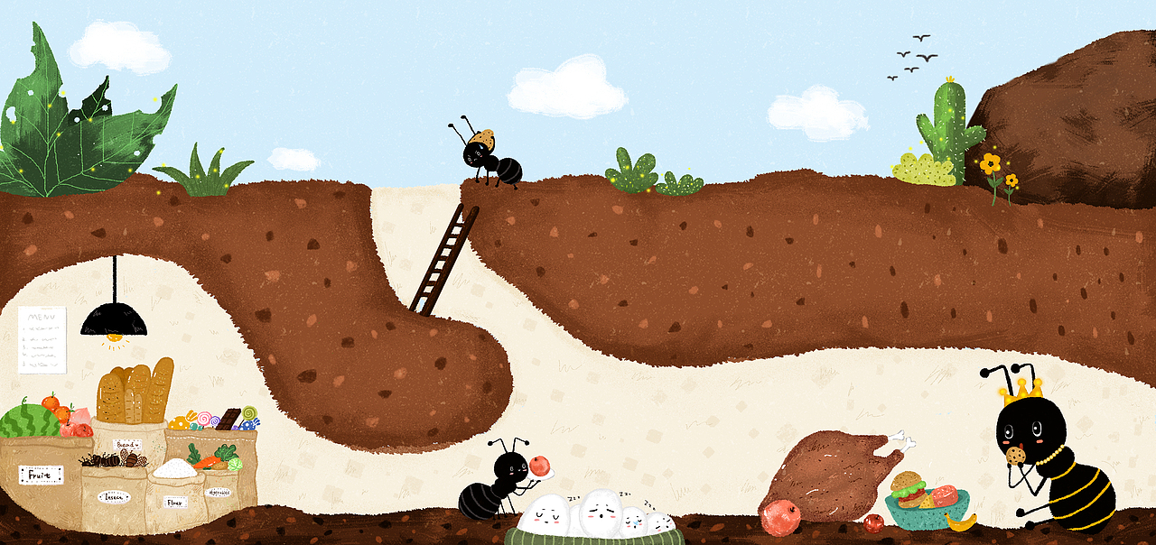 儿童绘本-蚂蚁的世界