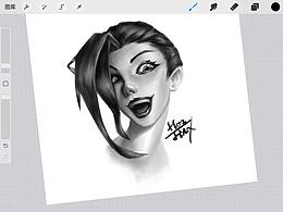 英雄聯(lián)盟金克絲同人頭像