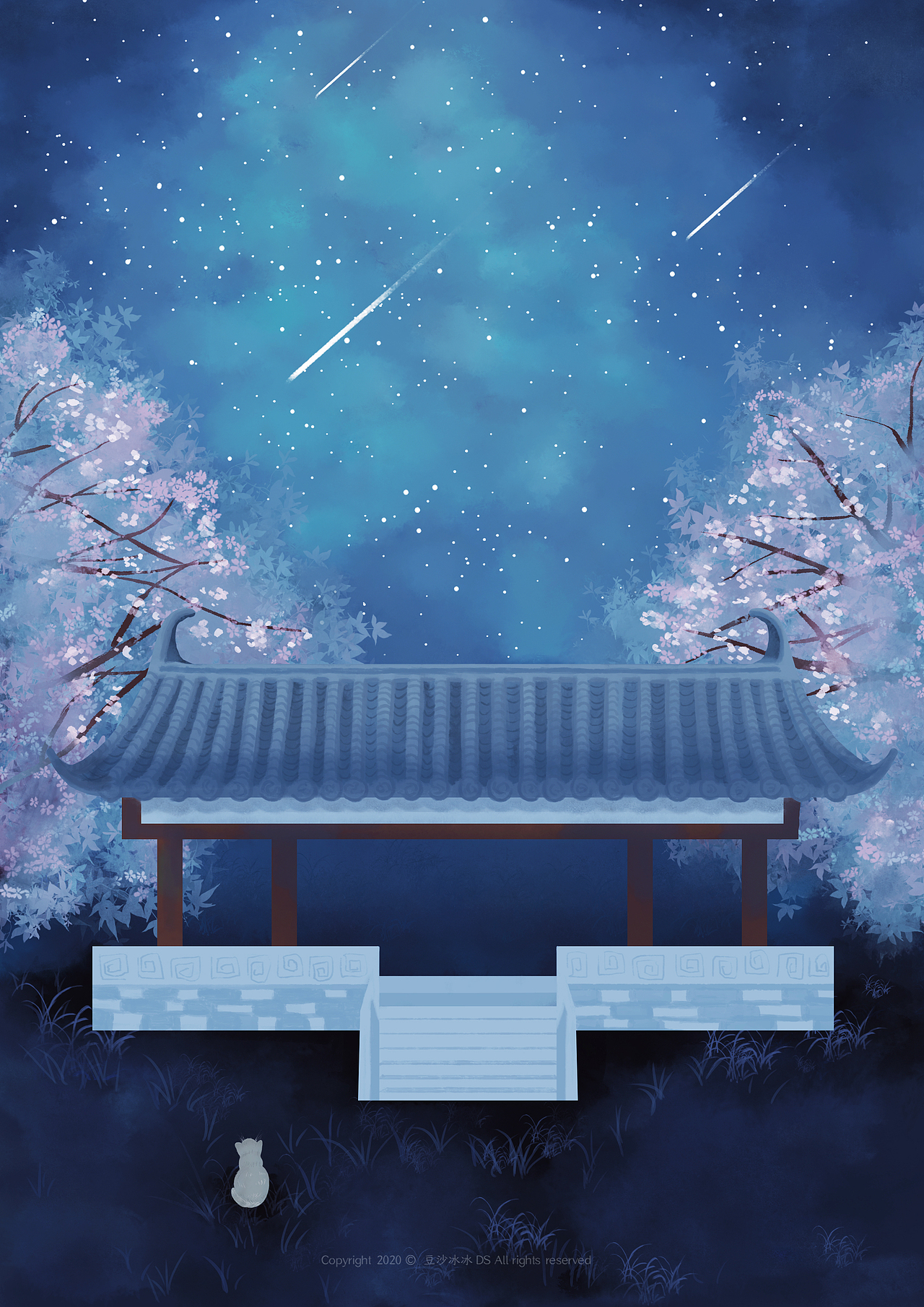 唐城夜色|插画|创作习作|么么酱momo_原创作品-站酷zcool