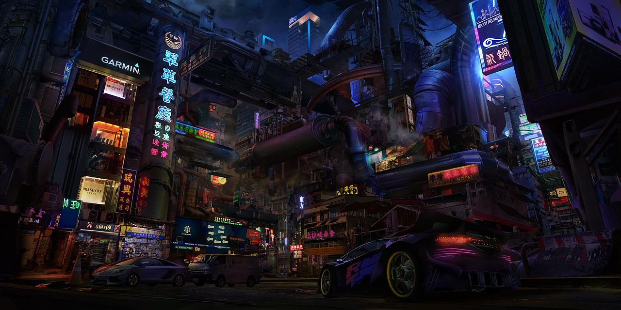 赛博朋克《北角不夜城》（图ZMzI1MjUwMTE2） - 概念设定 - 站酷设计师張三省原创素材 - 站酷ZCOOL