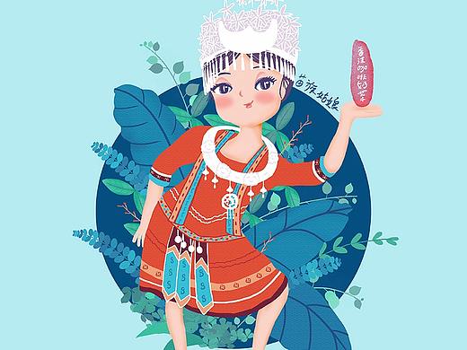 画个小姑娘跳C哩C哩