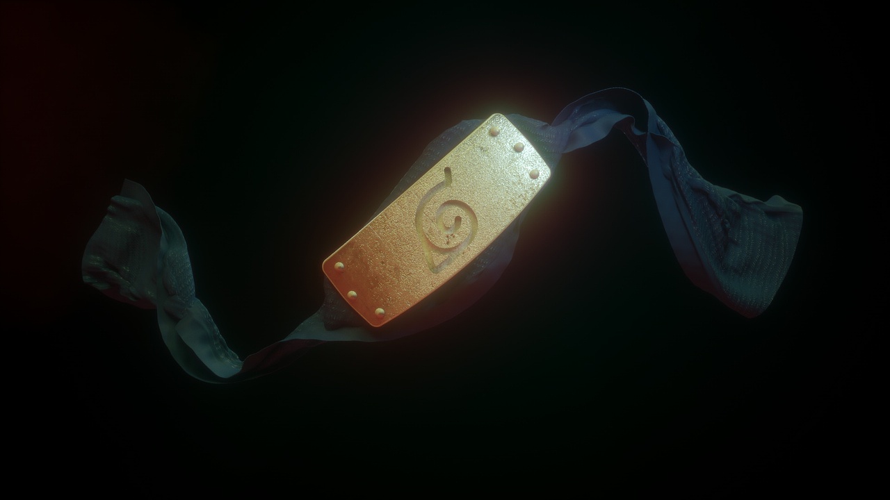 C4D的布料效果 使用C4D制作火影忍者里面的护额（图ZMTM1NTE1NjI4） - 其他平面 - 站酷设计师氢二痒原创素材 - 站酷ZCOOL