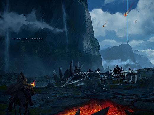 龙陨之地（个人主页-ZNDkzMjY3ODQ=） - 概念设定 - 站酷设计师陈家大浩原创素材 - 站酷ZCOOL